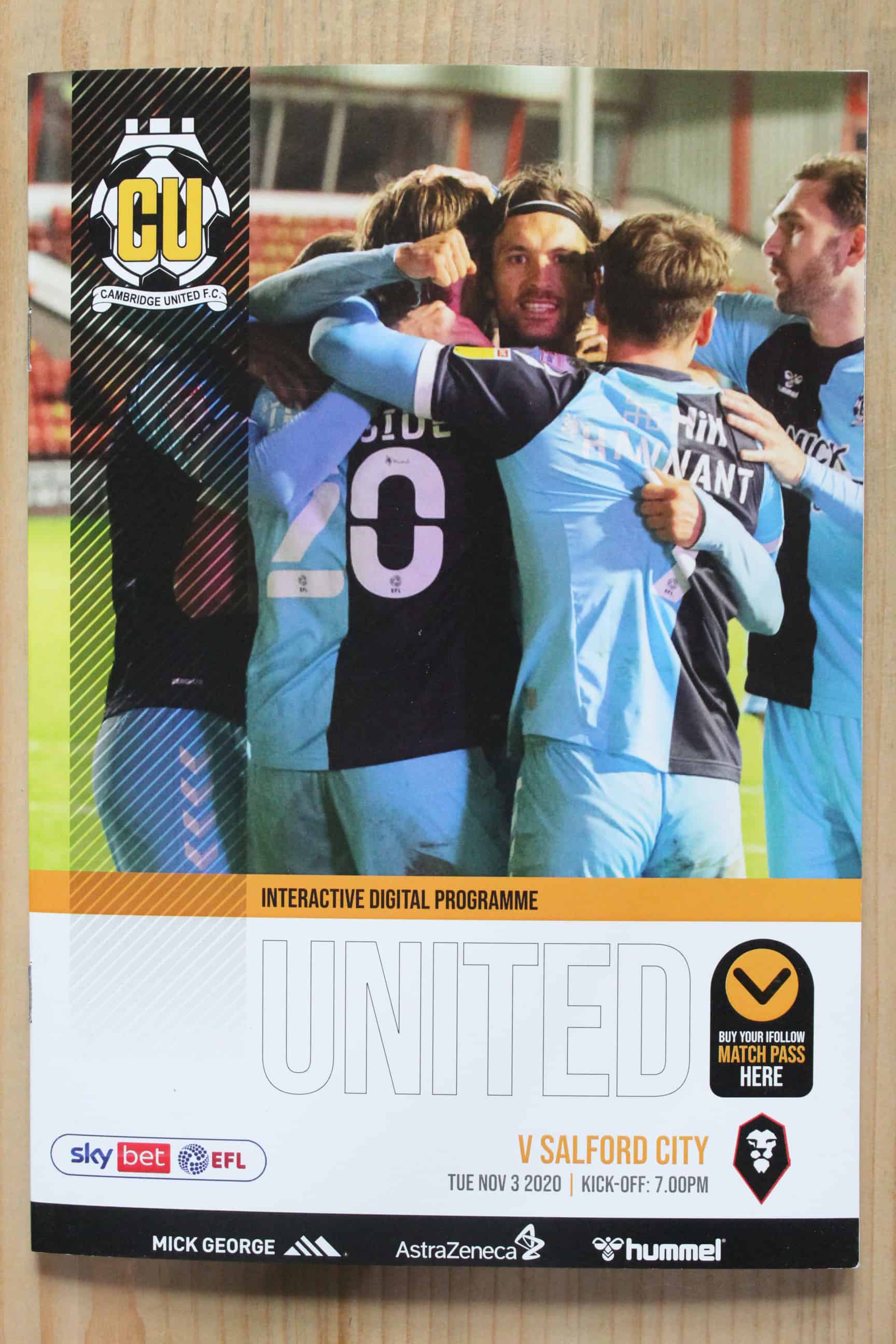 Cambridge United FC v Salford City